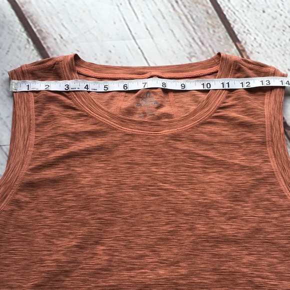 Prana Orange Vertex Body Con Midi Dress - Picture 13 of 16